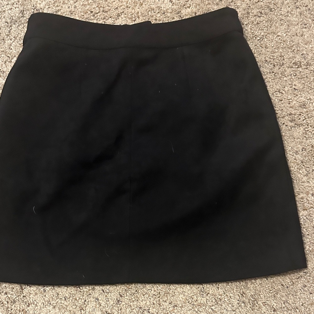 Forever 21 Black Mini Skirt with Zipper Accents - Picture 6 of 6